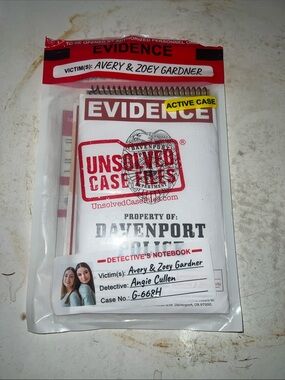 Unsolved case file (murder mystery game)